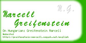 marcell greifenstein business card